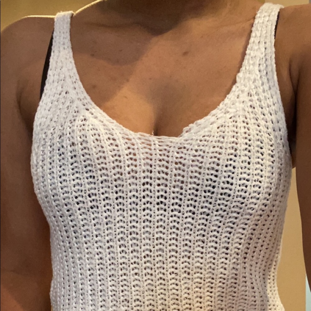 Basic Cable Knit Tank Top